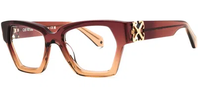 Off-white Style 8f 3100 Women's Glasses Brown Size 50 - Free Lenses - Blue Light Block Available In Multi