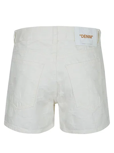 Off-white Stylish Mini Bermudas For Women In White