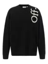 Off-white Suéter Cuello Redondo - Blanco In Blanco