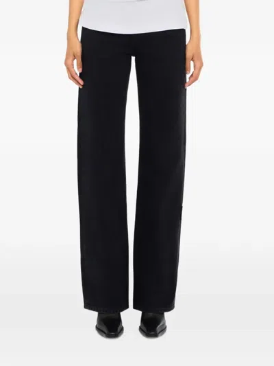 Off-white Susy Denim Pants In Animal Print