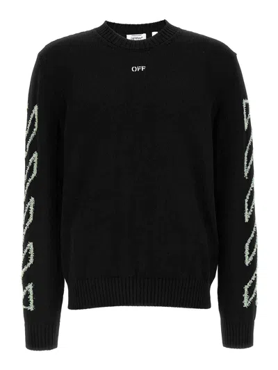 Off-white Sweater Men In Black