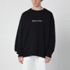 Off-white Script Arrow Diagonal Skate Sweatshirt In Black