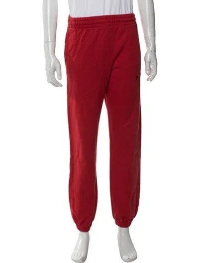 Pre-owned Off-white Sweatpants In Red