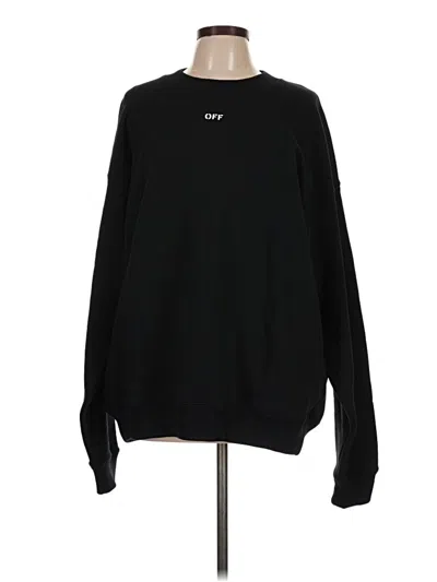 Off-white Sweatshirt In Black