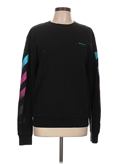 Pre-owned Off-white Sweatshirt In Black