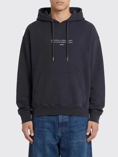Off-white Sweatshirt Men  In Blue