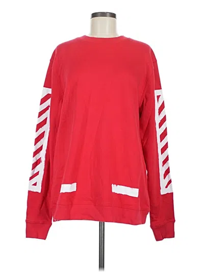 Pre-owned Off-white Sweatshirt In Red