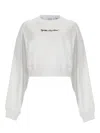 Off-white Sweatshirt With Logo In White