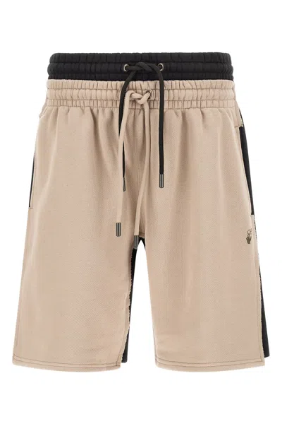 Off-white Sweatshorts With Double Waistband In Multi