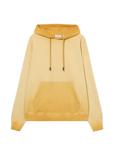 Off-white Swimming Face Skate Hoodie In Yellow