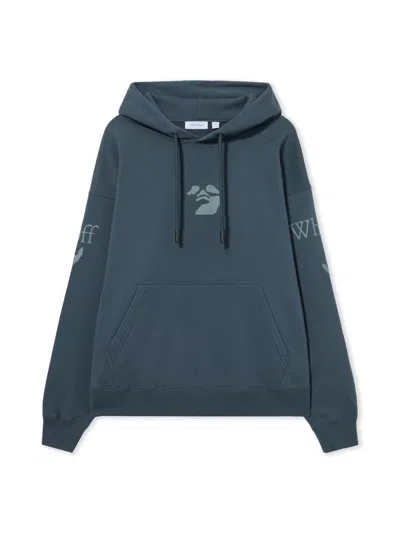 Off-white Swimming Logo Skate Hoodie In Multi
