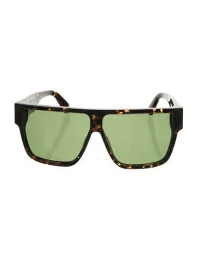 Pre-owned Off-white Syracuse Square Sunglasses In Brown