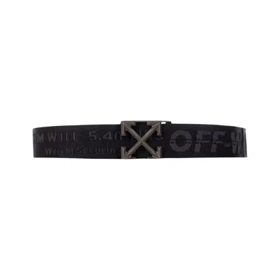Pre-owned Off-white Tape Arrow Belt 'black' | Men's Size Onesize