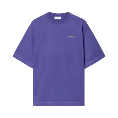 Pre-owned Off-white Tape Arrow T-shirt 'blue' | Men's Size M