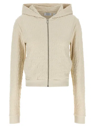 Off-white 'terry Off' Sweatshirt In Neutral