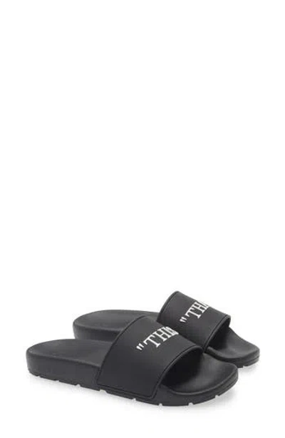Off-white This That Slide Sandal In Black