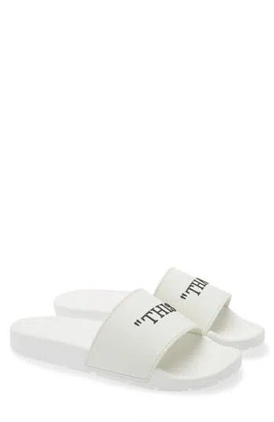 Off-white This That Slide Sandal In Multi