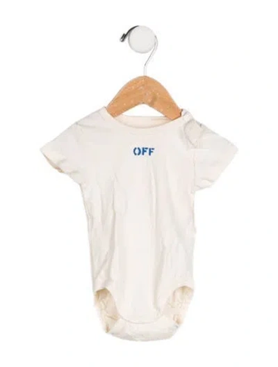 Pre-owned Off-white Babies' Toddler's Off Stamp Logo Onesie In Neutral