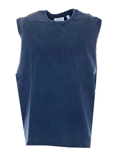 Off-white Laundry Sleeveless Tee In Blue