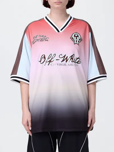 Off-white Off White Gradient Raglan Football Shirt In Gray