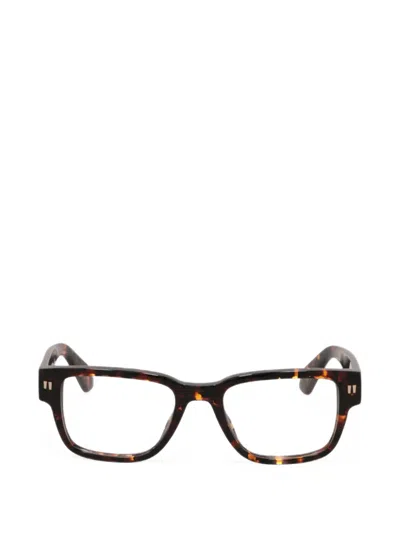 Off-white Tortoiseshell-effect Square-frame Glasses In Green