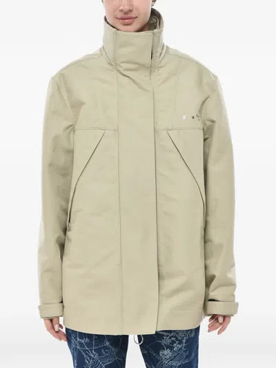 Off-white Touch-strap Jacket In Green