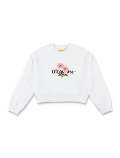 Off-white Trendy Mini Dress For Girls In Multi