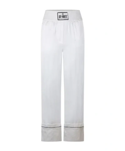 Off-white Trousers In White