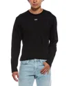 Off-white Long-sleeved T-shirt In Black