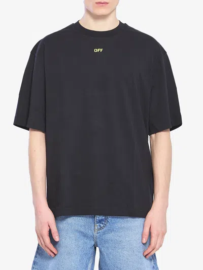 Off-white Dark Slime Arrow Tshirt In Black