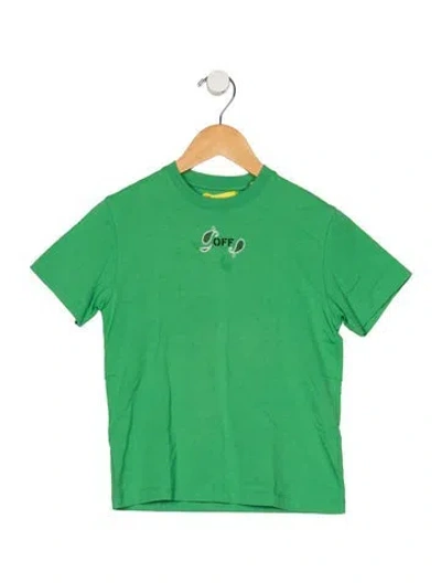 Pre-owned Off-white Babies' T-shirt - In Green