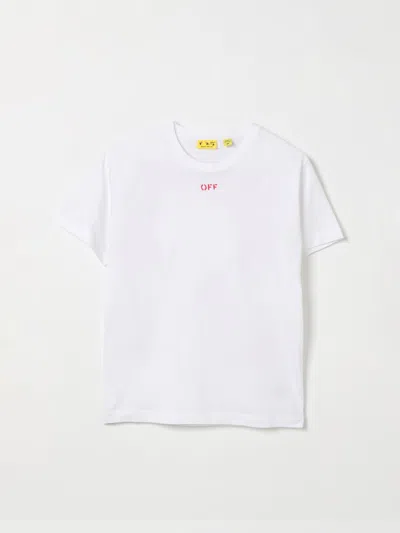 Off-white Tシャツ  Kids ボーイ カラー ホワイト 1