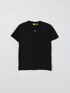 Off-white Kids Graphic-print Crewneck T-shirt In Black