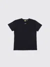 Off-white Kids Graphic-print Crewneck T-shirt In Black