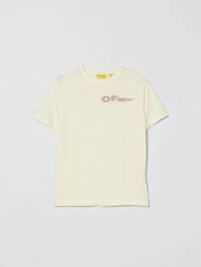 Off-white T-shirt  Kids Kids Color White In Yellow