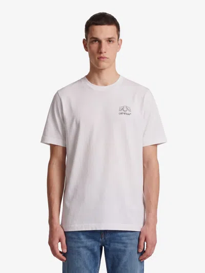 Off-white Tshirt Offline Half Arrow Skate In White
