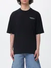 Off-white Logo Graphic Crew Neck Short Sleeve T-shirt In Multi