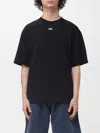 Off-white T-shirt  Men Color Black In Blue