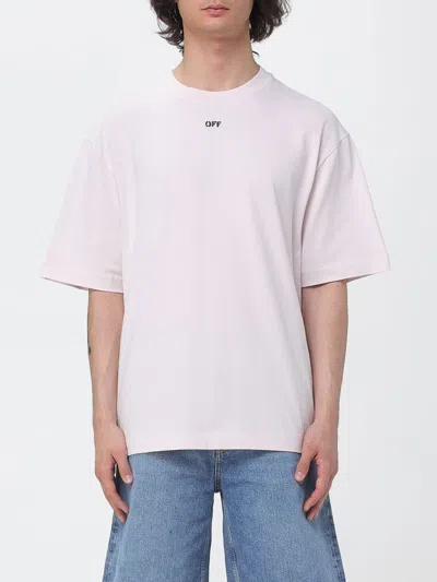 Off-white T-shirt  Men Color Pink