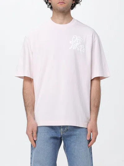Off-white T-shirt  Men Color Pink