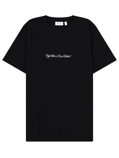 OFF-WHITE T-SHIRT WITH LOGO
