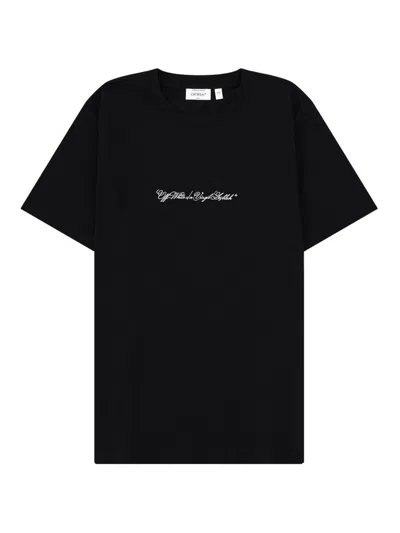 OFF-WHITE T-SHIRT WITH LOGO