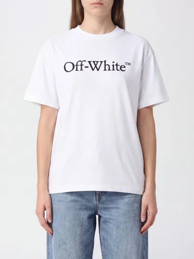 OFF-WHITE OFF-WHITE T-SHIRT WOMAN COLOR WHITE,I80851001