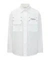 Off-white Type Arrow Overshirt In White