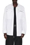 Off-white Type Arrow Overshirt In White