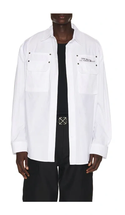 OFF-WHITE TYPE ARROW OVERSHIRT