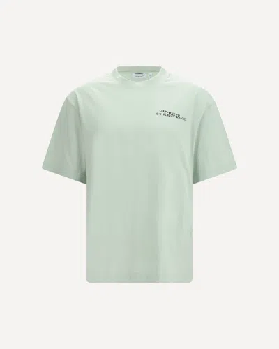 Off-white Bicolor Cotton Sportswear In Green