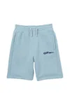 Off-white ショートパンツ  Kids ボーイ カラー アジュール In Blue