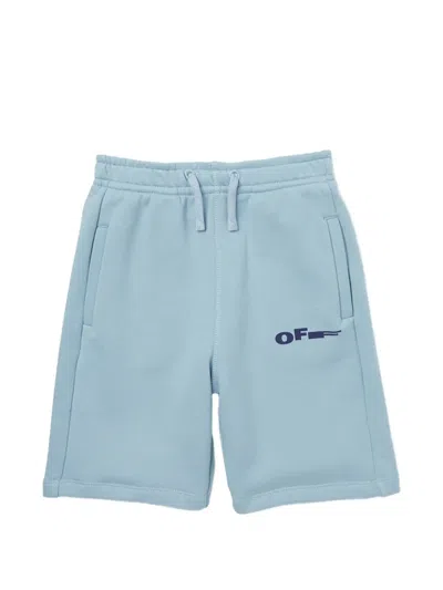 OFF-WHITE TYPE COTTON SHORTS