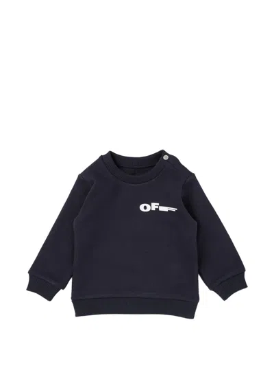 Off-white Babies' Type Sweatshirt In Blue